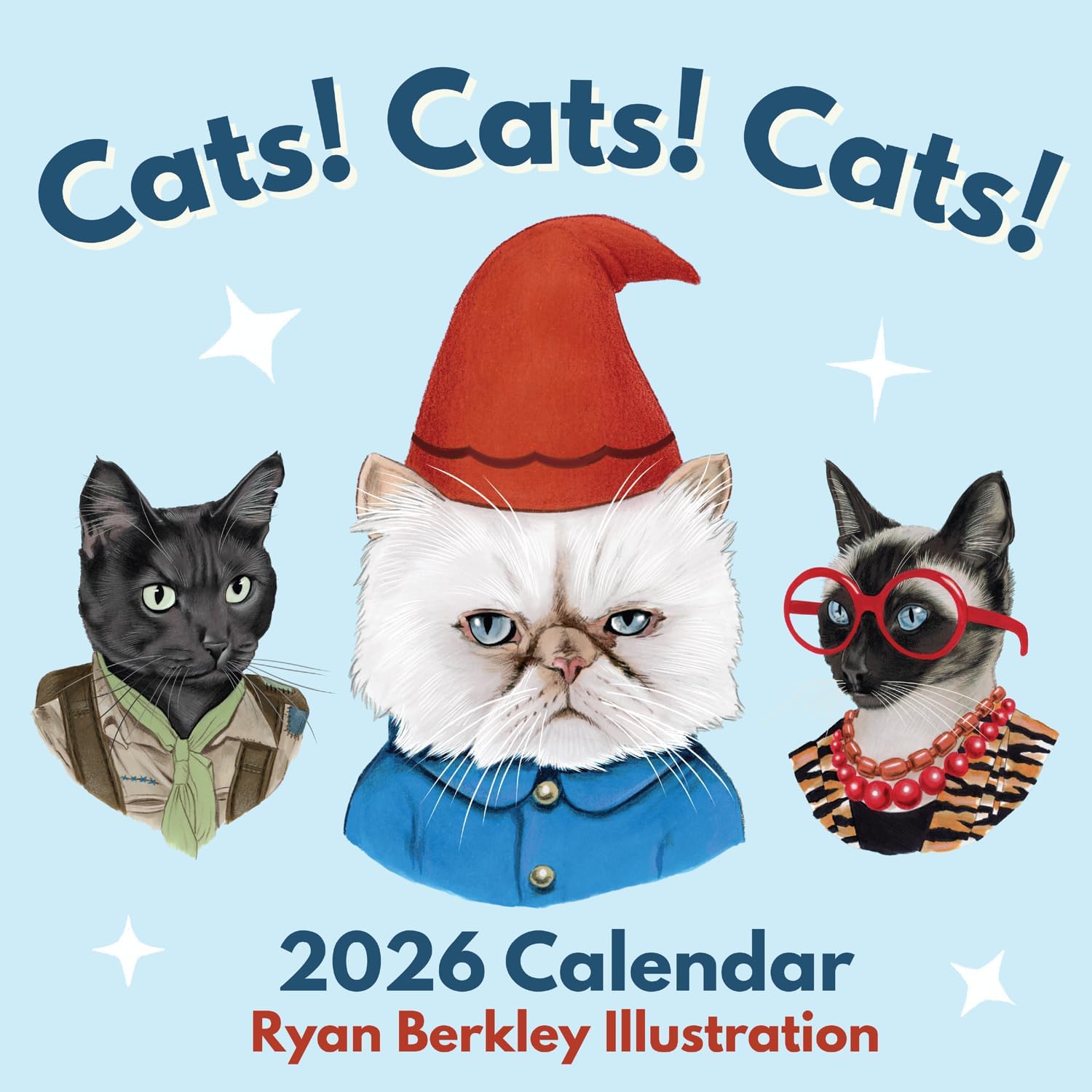 Berkley Illustration Cats! Cats! Cats! 2026 Wall Calendar