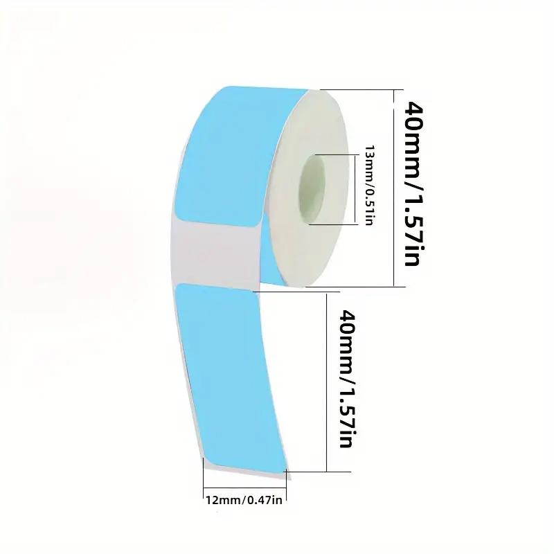 P15 Label Printer Sticker 12*40mm Label Tape Thermal Printer Paper 160pcs/roll Compatible Phomemo D30 Marklife P12 P11 Labelle