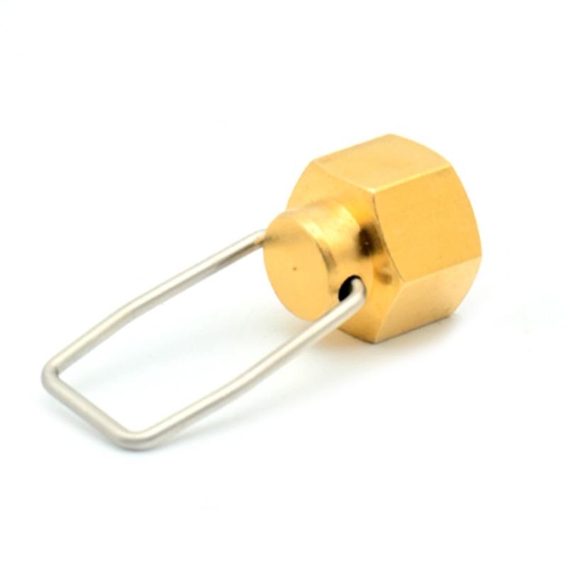 Outdoor Stove Cable Plug Caps Flat Gas Tanks Antileak Plug Liquefied Gas Connection Line Blocking Caps Gas Accessories