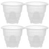 4 pezzi/set Leggero Rete Trasparente Fioriera Per Piante Contenitore Fioriera Decorazione Casa Fiore