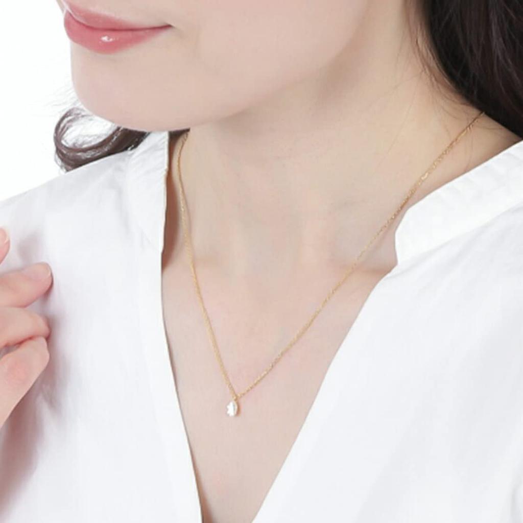 Rose Gift Box Set Moissanite Necklace Pear Shape Drop Platinum Silver Sterling Silver SV925 Popular Accessory Brand Simple Present Women Birthday Gift