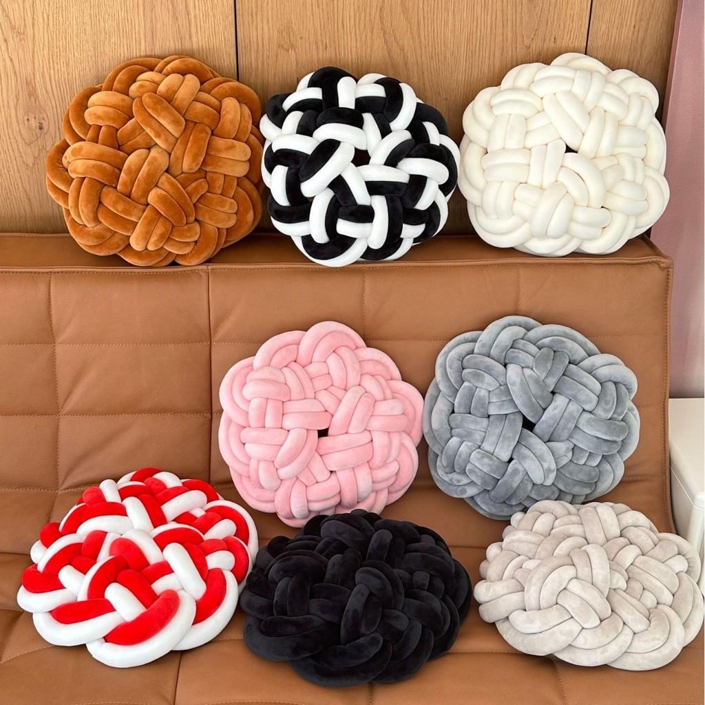 Nordic Soft Circle Cushion With Polyester Cover For Sofa Lounge Decor