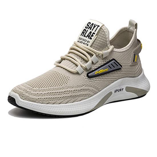 

Літнє повсякденне взуття М яка підошва Легке літальне взуття Спортивне взуття Легке чоловіче взуття 44 бежевий