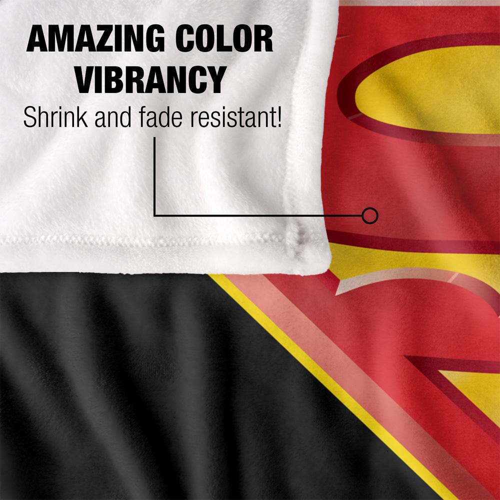 Superman Grandma Logo Blanket