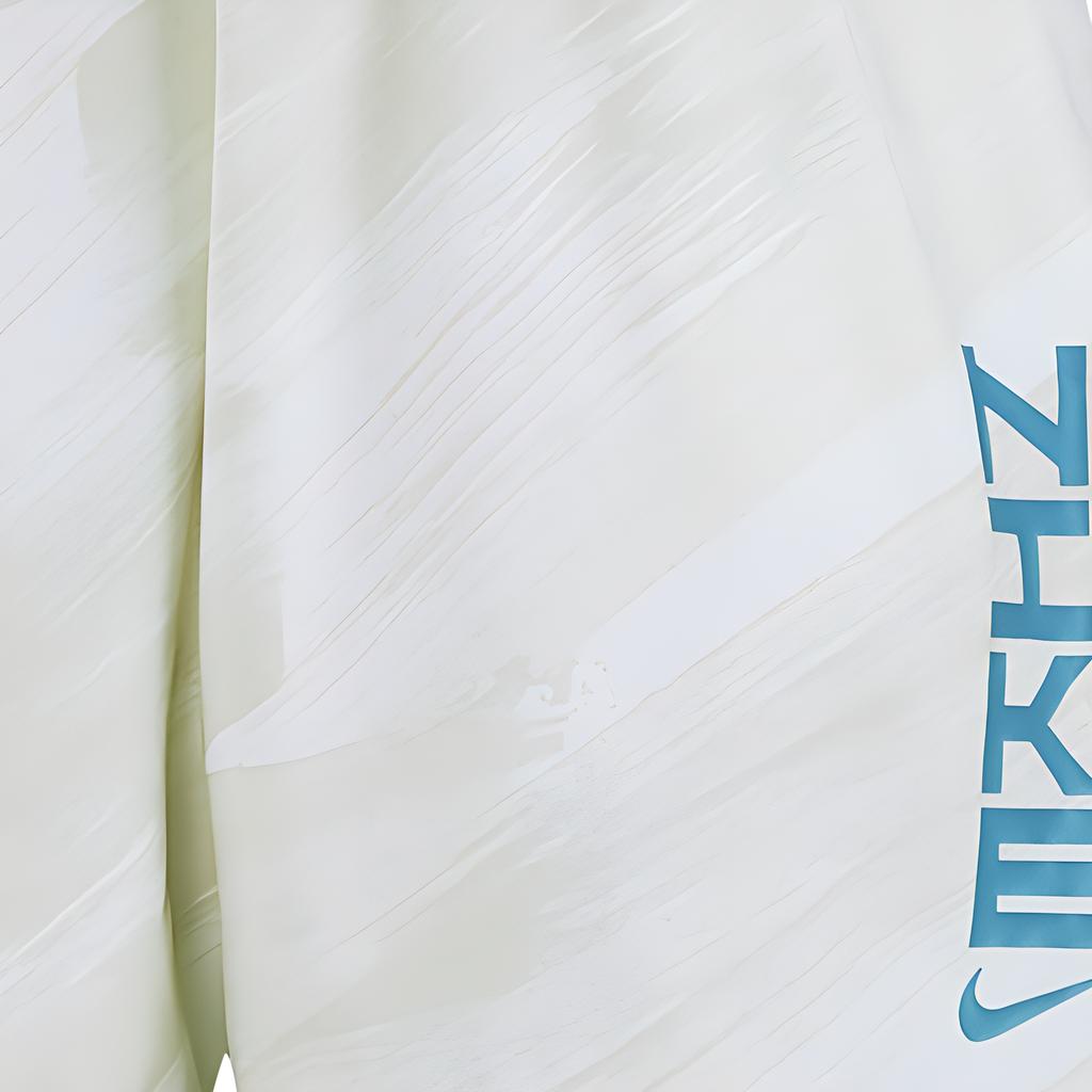 Nike Elastic Waistband Logo Print Sports Shorts Men Bottoms Khaki DD1718-100