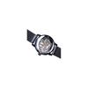 Forsining Men's Minimalist Retro Design Skeleton Watch Black with Transparent Business Mesh Band