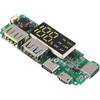2Pcs 18650 Lithium Battery Charger 5V 2.4A Dual USB Circuit Board Digital LCD Display Module with Overcharge Overdischarge Short