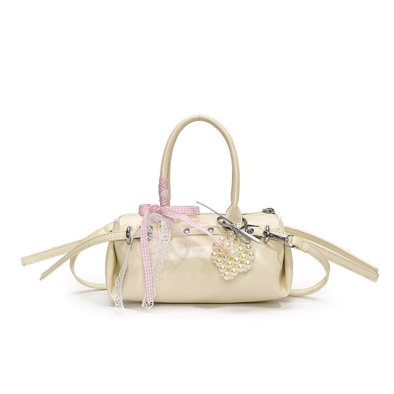 Internet Celebrity Armpit Bag 2025 New Mori Sweet Girl Ribbon Bow Trendy Versatile Portable Messenger Pillow Bag