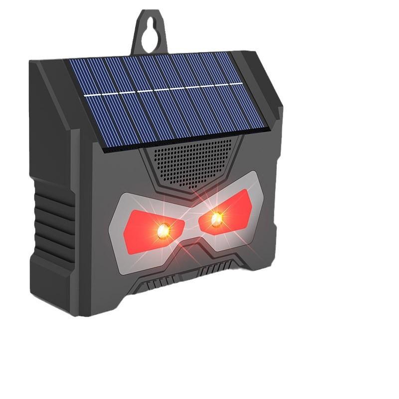 Solar Ultrasonic Animal Repeller Solar Nocturnal Animal Repeller Waterproof for Squirrels Raccoon Rabbit Fox Garden Yard Farm 1PC