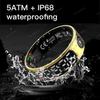 New Smart Ring LED Display Screen Heart Rate Blood Oxygen Monitor Waterproof Fitness Sports Smartring Men Women For Android IOS