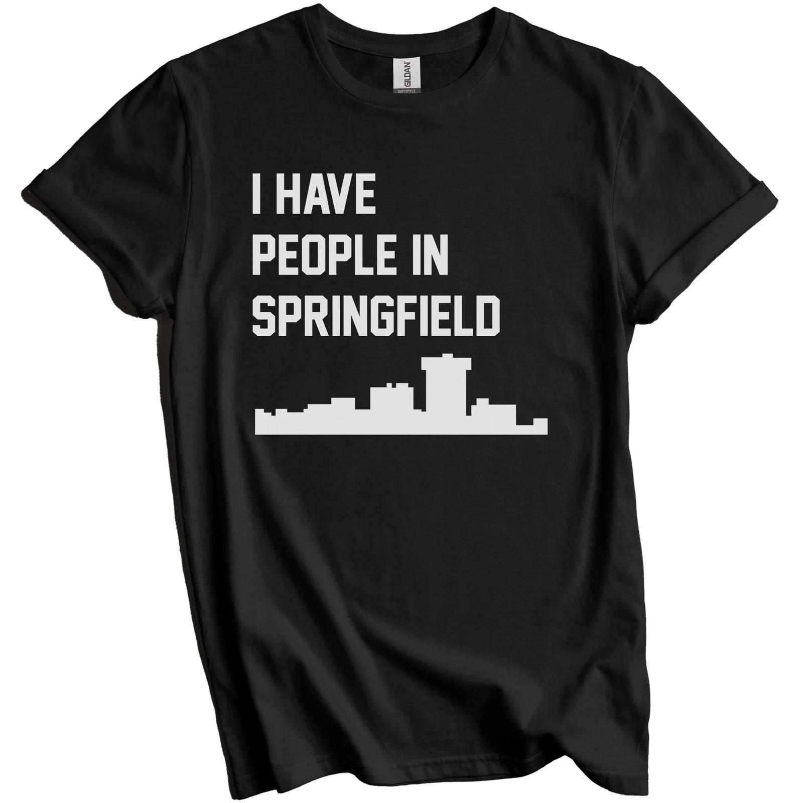 I Have People In Springfield Missouri Skyline T-Shirt 3XL