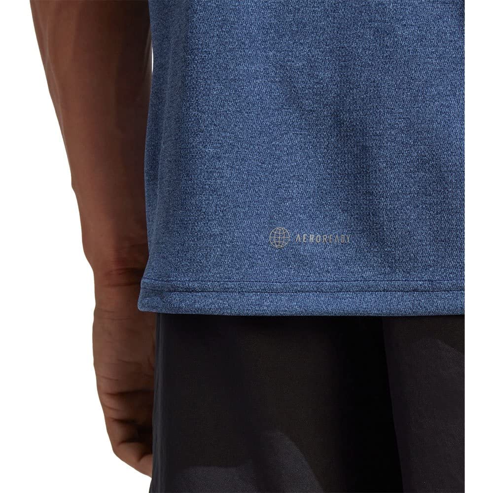 Adidas 31 MOTRHEATHERTEE Atletické tričko s krátkým rukávem DBLU Melange XS (cd563-hr6618)