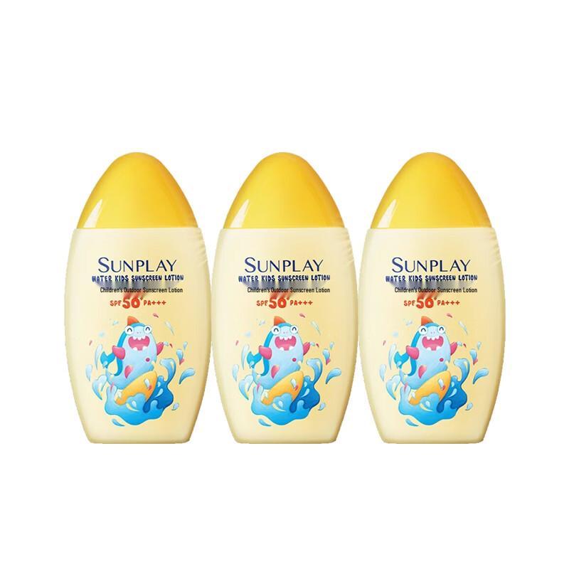 MENTHOLATUM Sunplay Kids Outdoor Sunscreen Lotion 100g (3-Pack)