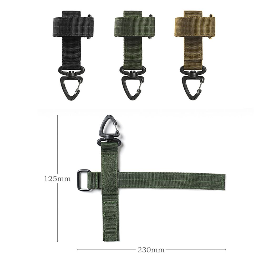 Outdoor Keychain Keeper Pouch Belt Gloves Hook Storage Buckle Fixed Pocket Belt Gloves Rope Holder