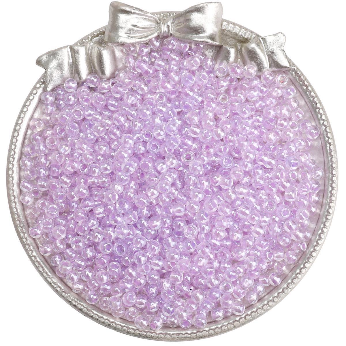 

4 мм бусины-россыпи из циркониевого крема «макарон» для самодельных украшений и вышивки крестиком 160 pieces светло-фиолетовый