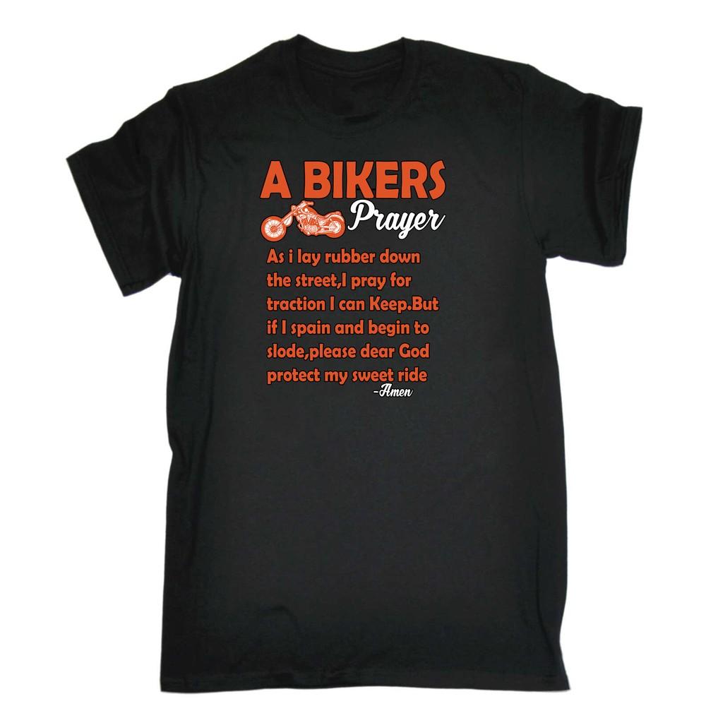 

A Bikers Prayer Motorbike Motorcycle Mens Funny TShirt Tshirts T Shirt Shirts Unisex T-Shirt M