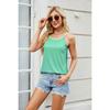 Summer New Women's Striped Contrasting Camisole Vest Loose Sleeveless Top