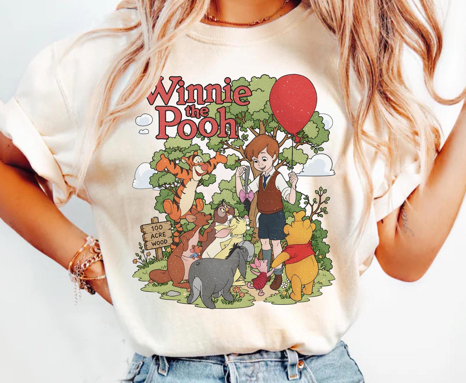 Winnie The Pooh Friends Shirt, Christopher Robin Hundred Acre Wood Tee, Disney Family Vacation Top 2XL