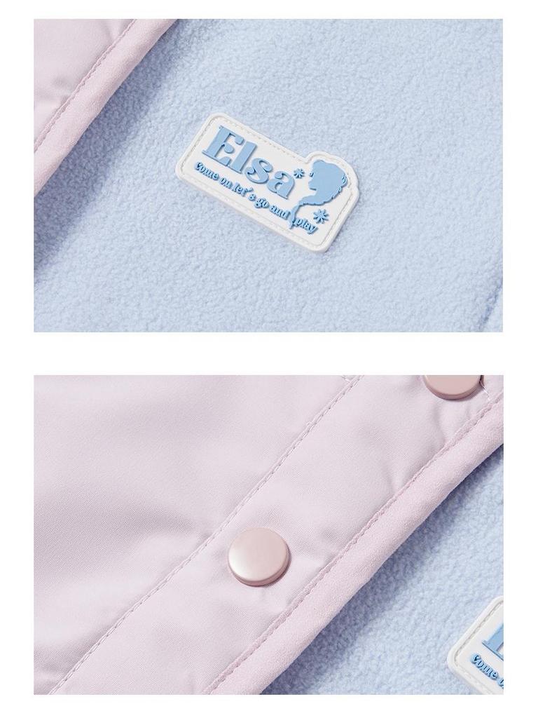 Disney Girls' Fleece Jacket - 2026 Spring Cold-Weather Top for Kids