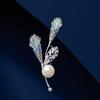 Zircon Calla Lily Brooch: Versatile High-End Jewelry Pin Corsage Accessory