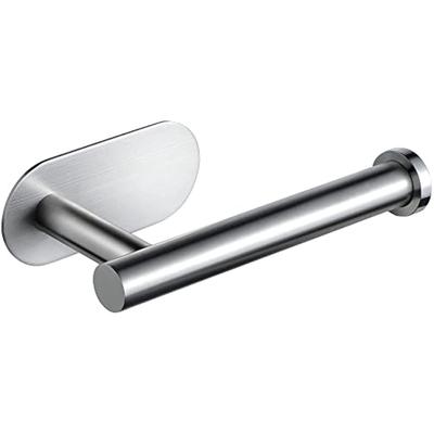Porte-rouleau de salle de bain en acier inoxydable, porte-papier hygiénique auto-adhésif pour bains