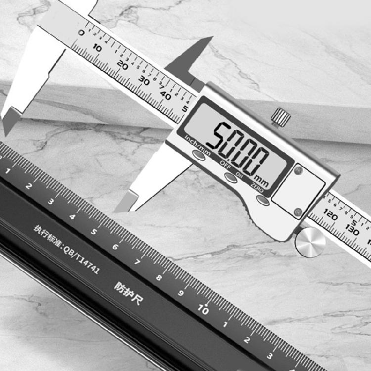 Multipurpose Straight Ruler Aluminum Alloy Drawing Ruler Metal Measuring Tool For Engineering Drafting Technical Drawing