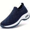 Women's Casual Shoes Large Size Fly-woven Socks One Pedal Lazy Shoes Breathable Simple Air Cushion Comfortable Work Shoes