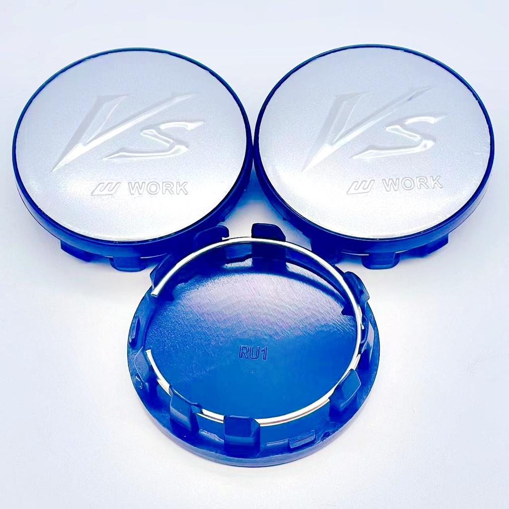 4pcs/lot 3D High Quality 59mm Car Wheel Hub Cover Center Caps for VS W Work Racing Styling Badge Emblem Accessories