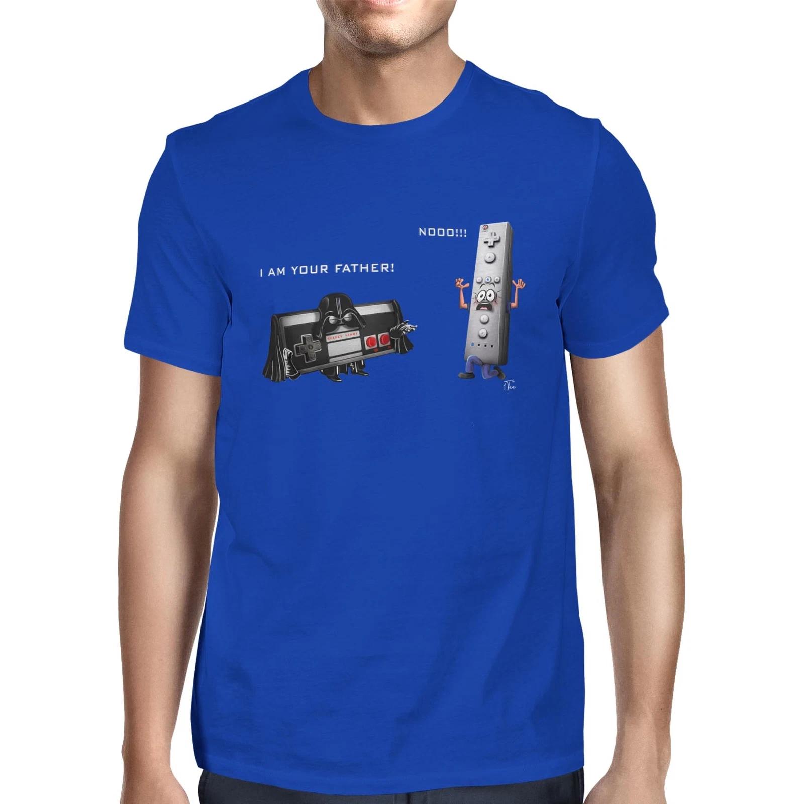 1Tee Mens I Am Your Father, Retro Nintendo Gaming T-Shirt L