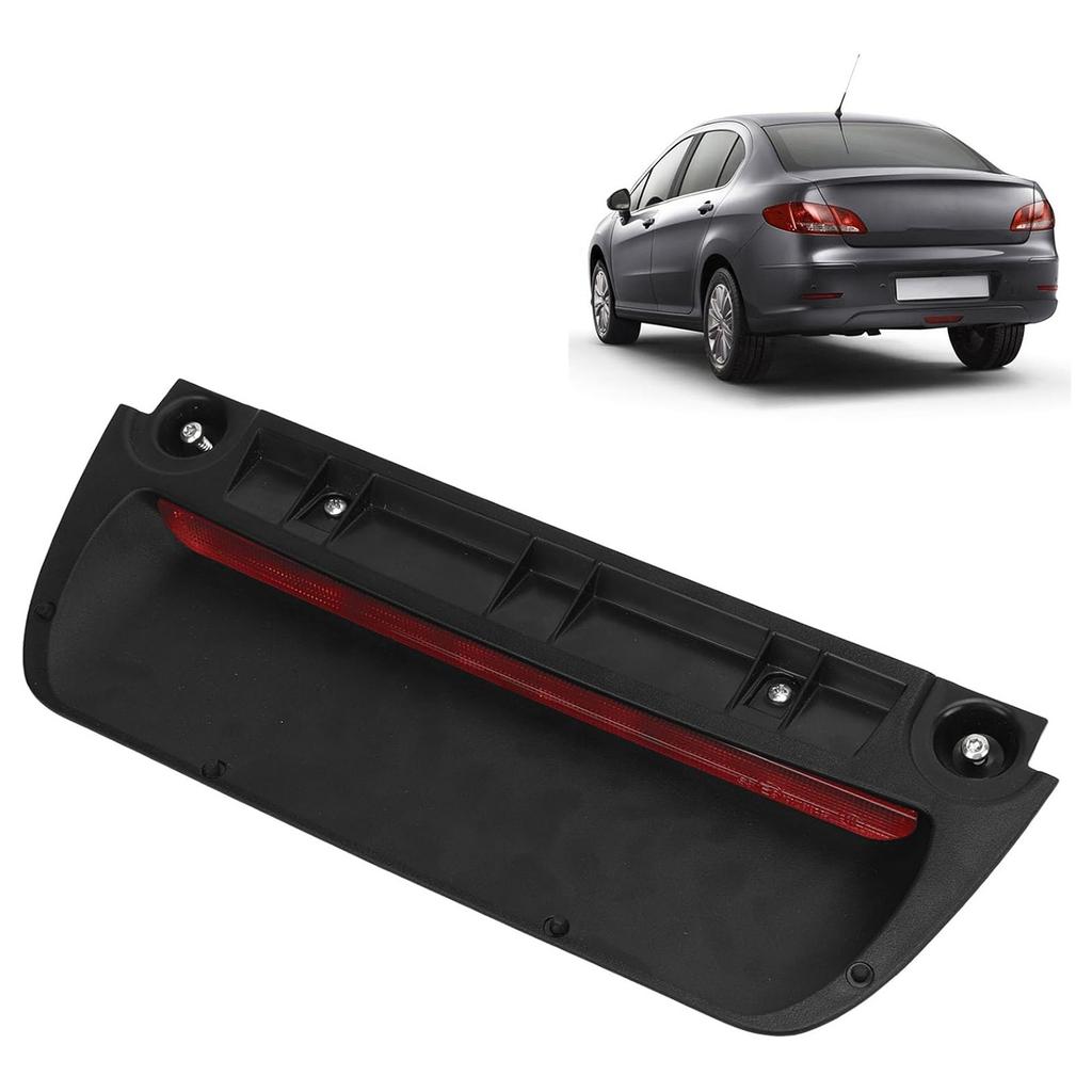 6350Z5 Tail Rear Brake Light High Mount 3rd Brake Light Lamp Replacement Third Stop Brake Lamp for 408 206 207