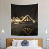 Christmas Tree Decoration Printed Pattern Tapestry Home Living Room Bedroom Wall Decoration Background Cloth Tapestry 230x180cm