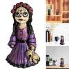 Voodoo-Puppe Kegelräucherkegel Räucherkegel, Nebelförmiger Aromatherapie-Nebel aus Nase und Augen Handgeformte Harz-Stehpuppe
