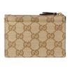 Gucci GG Marmont Generation Vintage Style Gold Hardware Zipper Closure GG Canvas Key Pouch Women accessories Beige Dark-Brown 837747-FAF05-9651