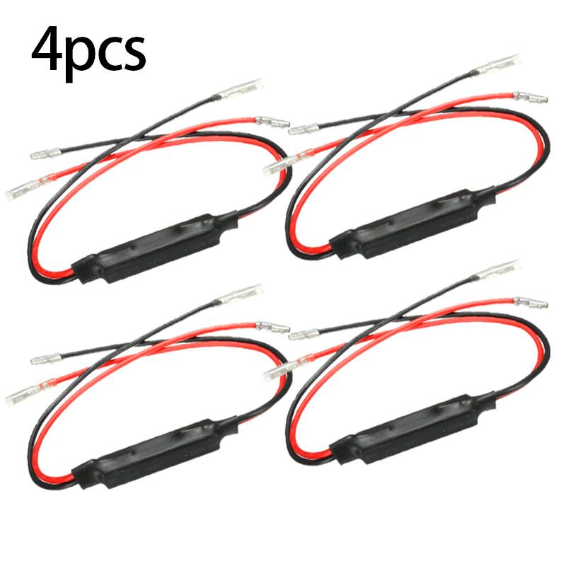 2Pcs 12V Motorcycle Indicator Light Resistors 10W LED Turn Signal Indicator Resistor Adapter Moto Electrionic Accessories