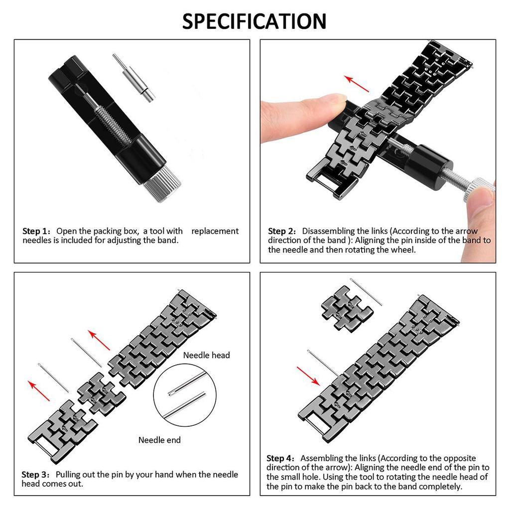 Metal Diamond Strap for HuaweI Watch 4 3 Pro GT5 GT4 GT2 Gt3 46mm Amazfit GTS GTR 2 3 Colorful Band for Samsung Watch 7 6 5 4 3 Active 2 Wristband