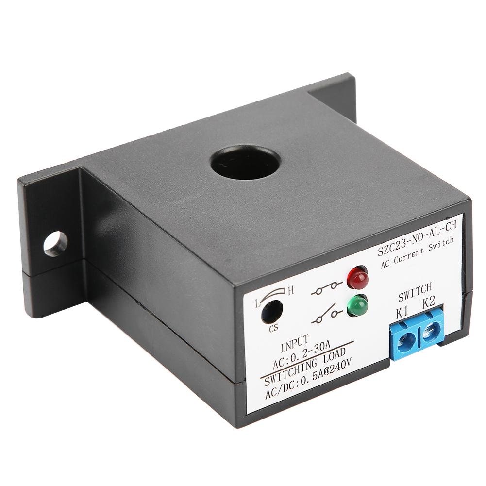 SZC23‑No AL‑CH AC Normally Open Current Sensing Switch Normally Open Current Sensing  Adjustable AC 0.2‑30A SZC23‑No AL‑CH