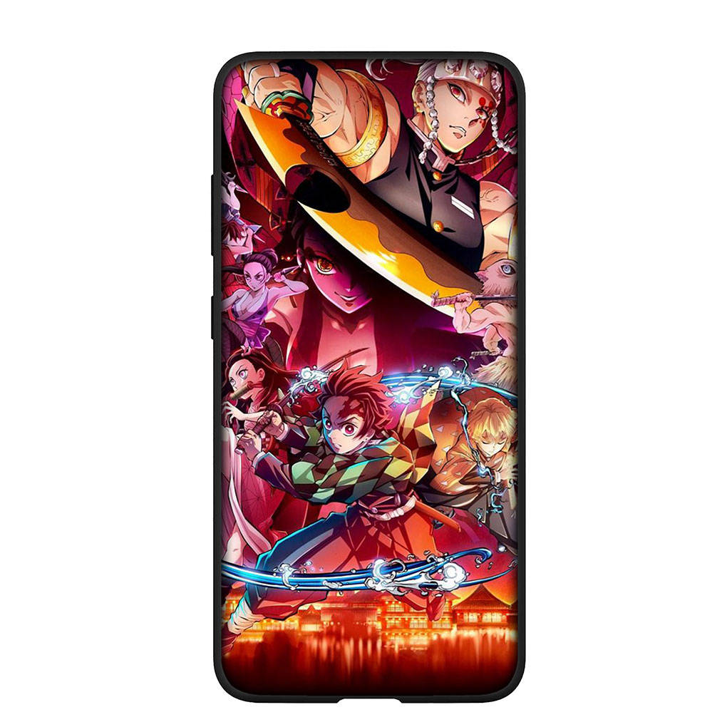 

Чехол для телефона Samsung Galaxy S25 S24 S23 iPhone 16 15 Xiaomi Redmi Note 14 13 12 16E X 11 Pro Max OPPO Moto Huawei Kamado Tanjirou Demon Slayer Cover for iPhone 16e аэро