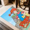 Pippi Adventure Floor Rug Office Rug Design for Living Rooms Outdoor Hallway Balcony Anti-slip Rug Anime Office Decor Perfect Gift for Women/Men
