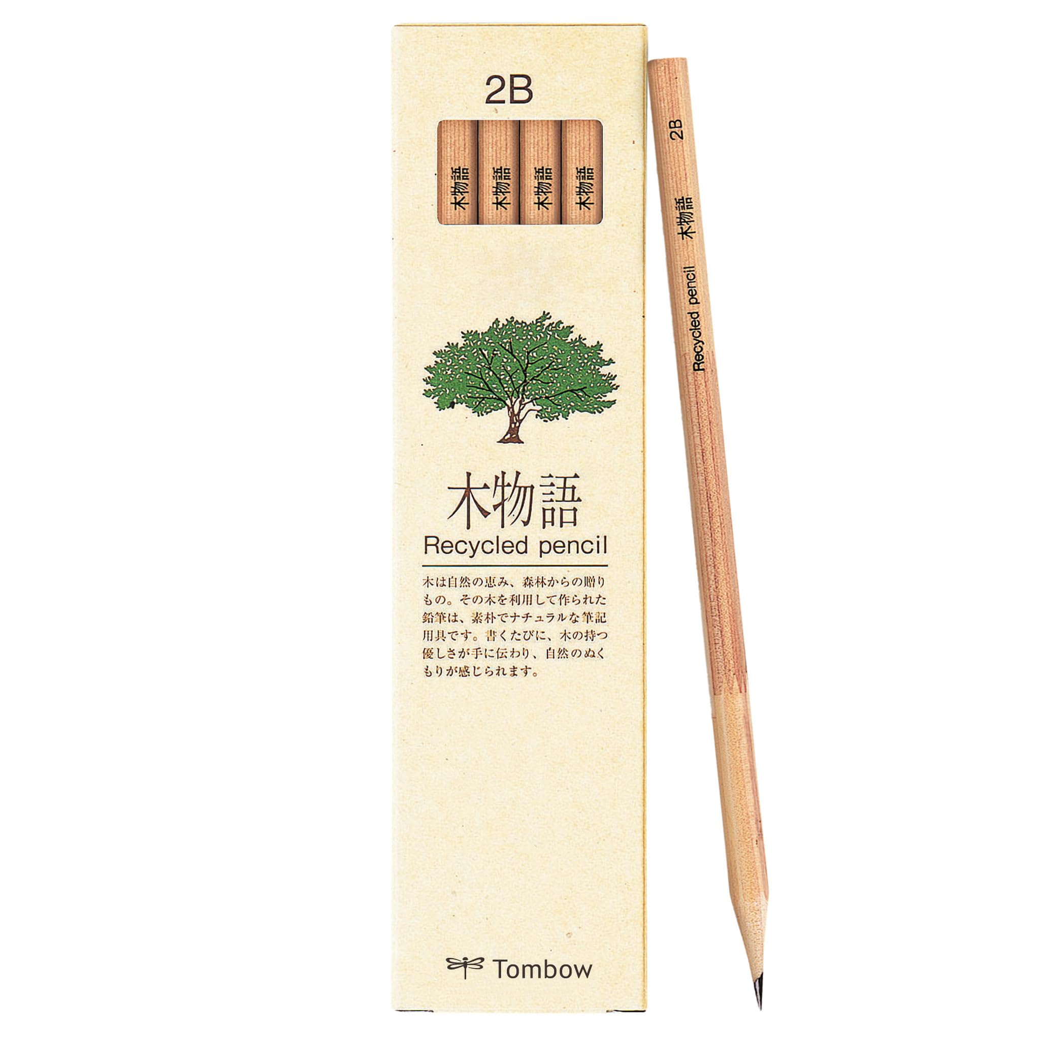 

Карандаш Tombow Pencil Wood Story 2B, 12 штук - Премиальный пишущий инструмент