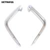 Car Accessories For Hyundai Tucson NX4 - 2024 Exterior Chrome Front Fog Light Lamp Eyelid Eyebrow Foglight Molding Trim