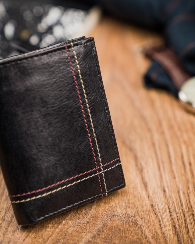 Men's leather wallet N20191-VTK-D BLACK