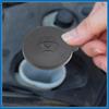 Car Windshield Washer Fluid Reservoir Bottle Tank Cap Fit for Nissan Rogue 2008-2013 - Pack of 1 Gray Item Replacement