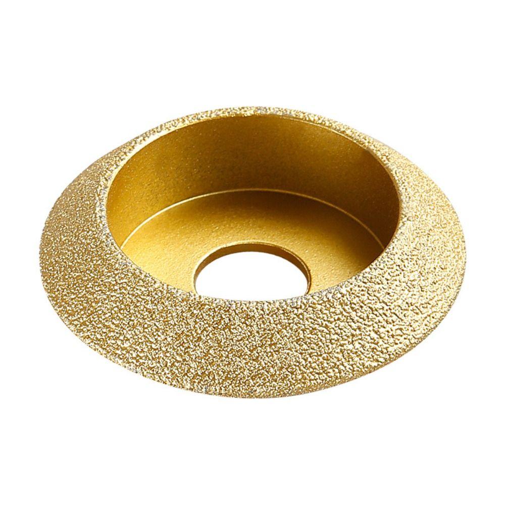 Marble Granite Diamond Polishing Disc V-notch Grinding Wheel Profile Bevel Edge Trimming Slotting