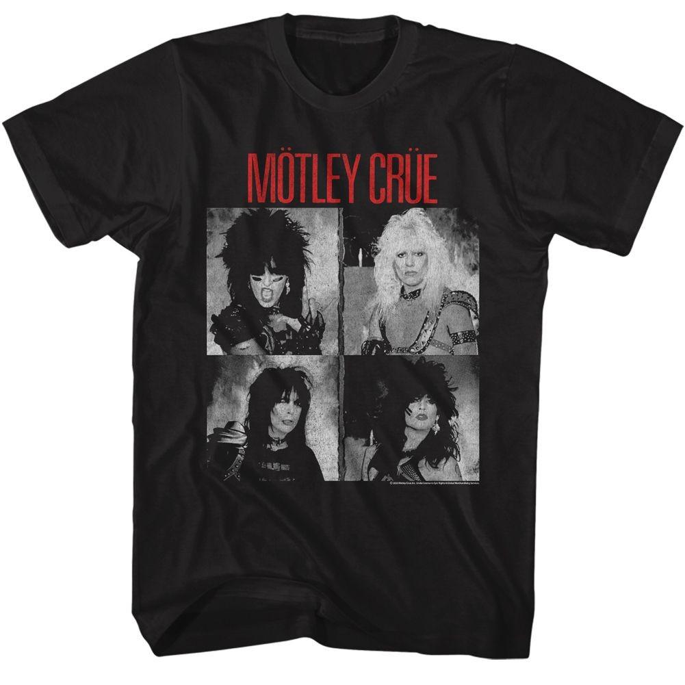Motley Crue Bw Shout Cover Music Shirt XXXL