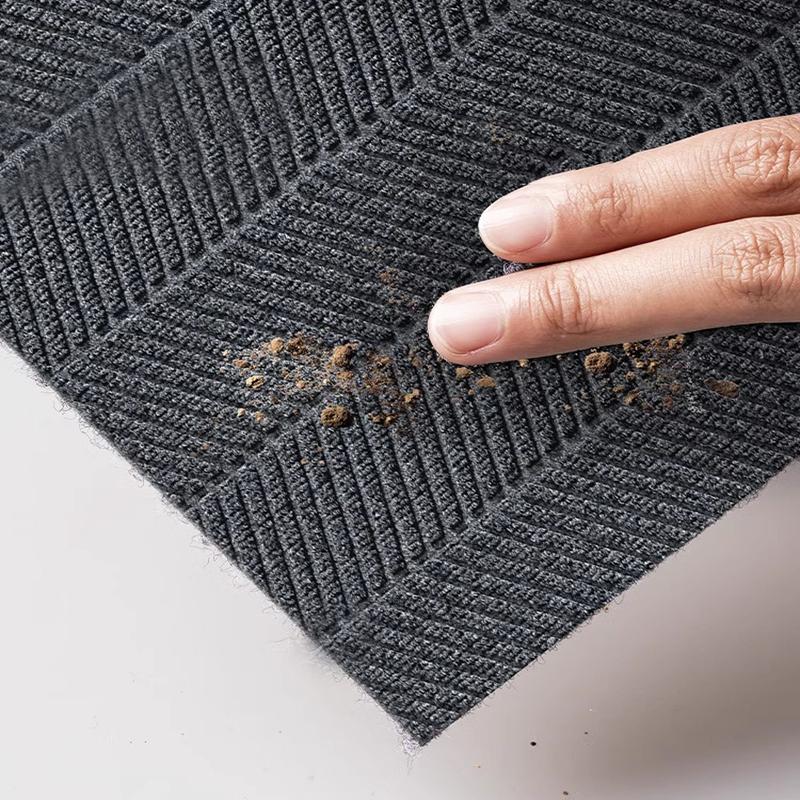 Antiskid Tread Door Mat Rubber Anti Slip Waterproof Kitchen Floor Mats Hallway Area Rugs Hotel Mall Door Carpet Entrance Doormat