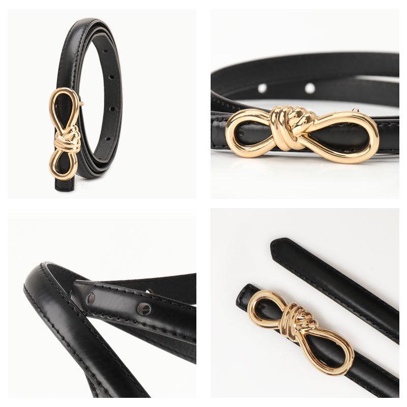 Women's Leather Belt Korean INS Style Fashion Waistband for Dress Jeans Decorative