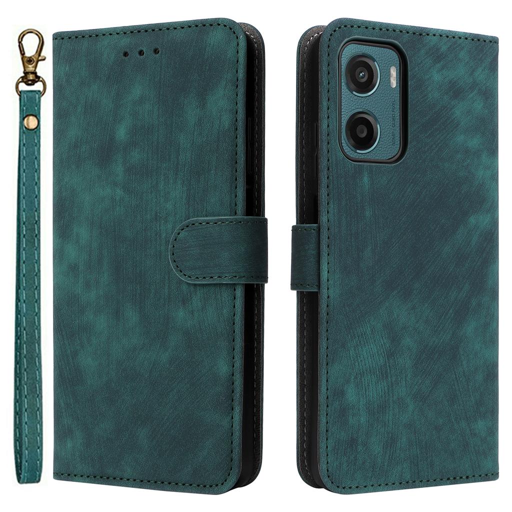 For Motorola Moto G05 4G/E15 4G Wallet Case RFID Blocking PU Leather Cover Stand View