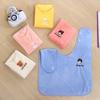 Skin Friendly Children's Washcloth Adjustable Snaps Toddler Face Towel  for Feeding Eating