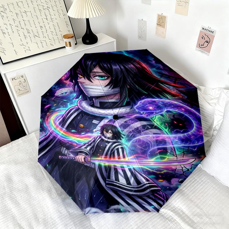 Japanese-style Cartoon Demon Slayer Kamado Tanjiro & Kamado Nezuko Umbrella Including Home Travel and Outdoor Activities Multi Functional Umbrella 27