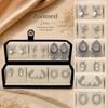 Earring Set | 12 Pairs Set Anti Tarnish Earrings for Women & Girls with Stylish Organizer Box |